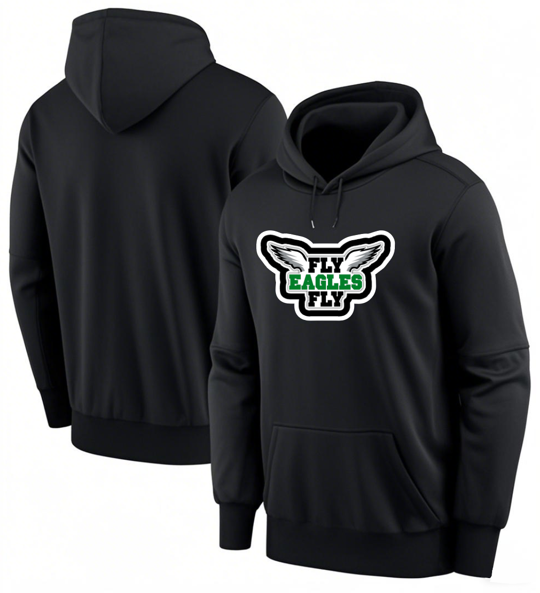 Men 2025 Philadelphia Eagles black hoodie style 14->philadelphia eagles->NFL Jersey